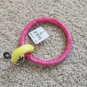 Pink and Yellow Bangle Set